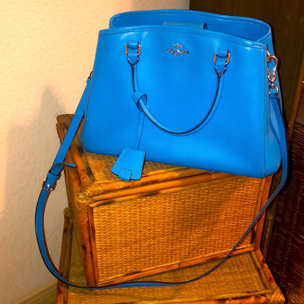 Turquoise Coach Purse